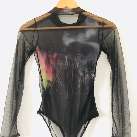 See through bodysuit - Graphic Pink Floyd - Picture 6 of 6